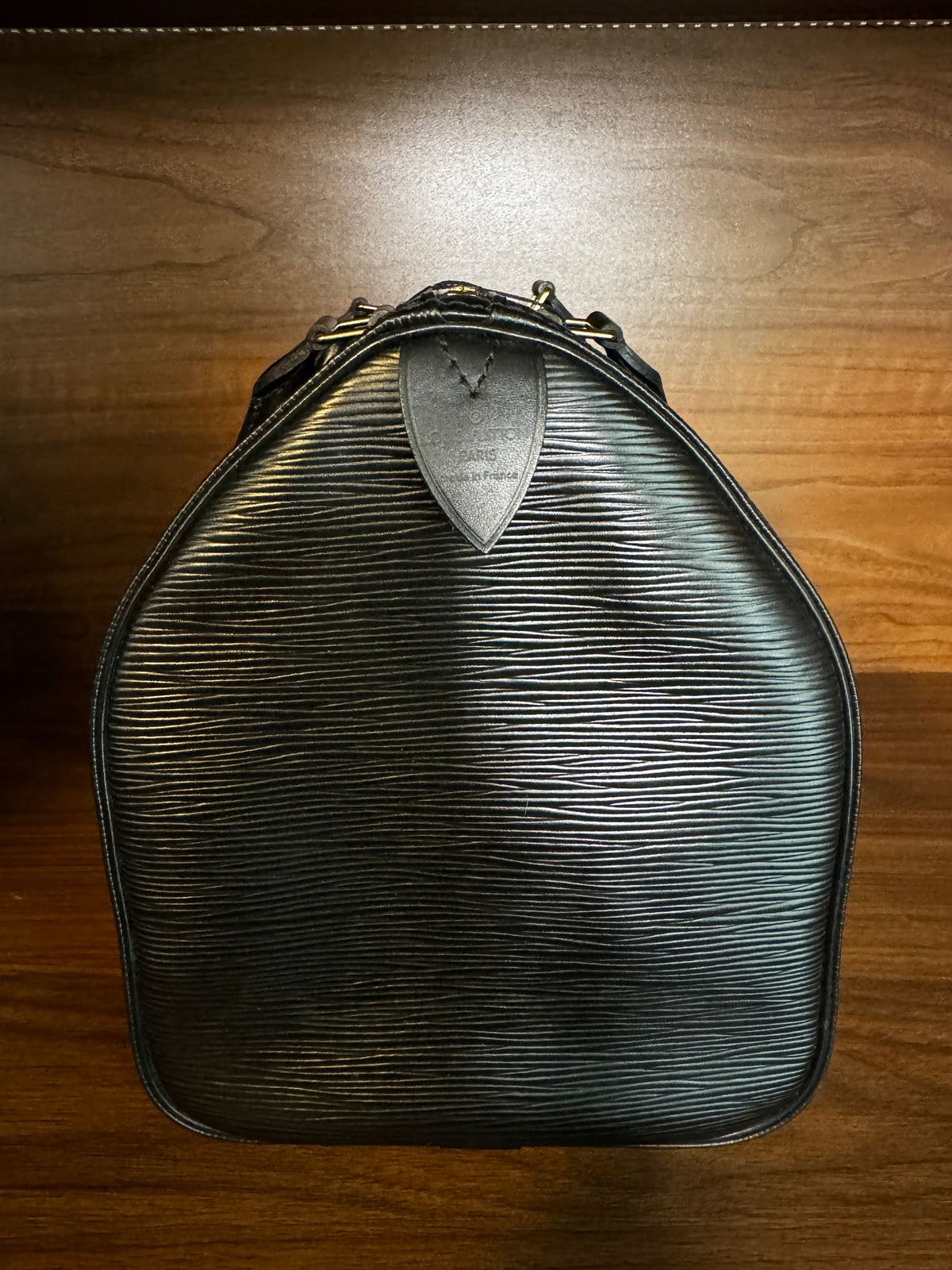 Louis Vuitton Speedy 30 Black Epi Leather Handbag
