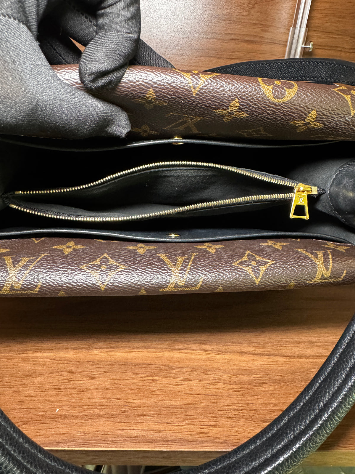 Louis Vuitton Double V Monogram Leather Crossbody Bag