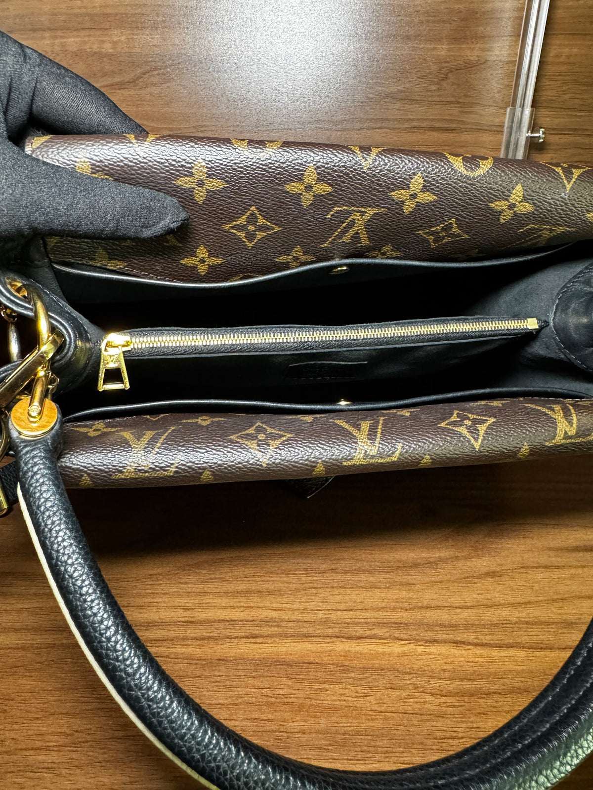 Louis Vuitton Double V Monogram Leather Crossbody Bag