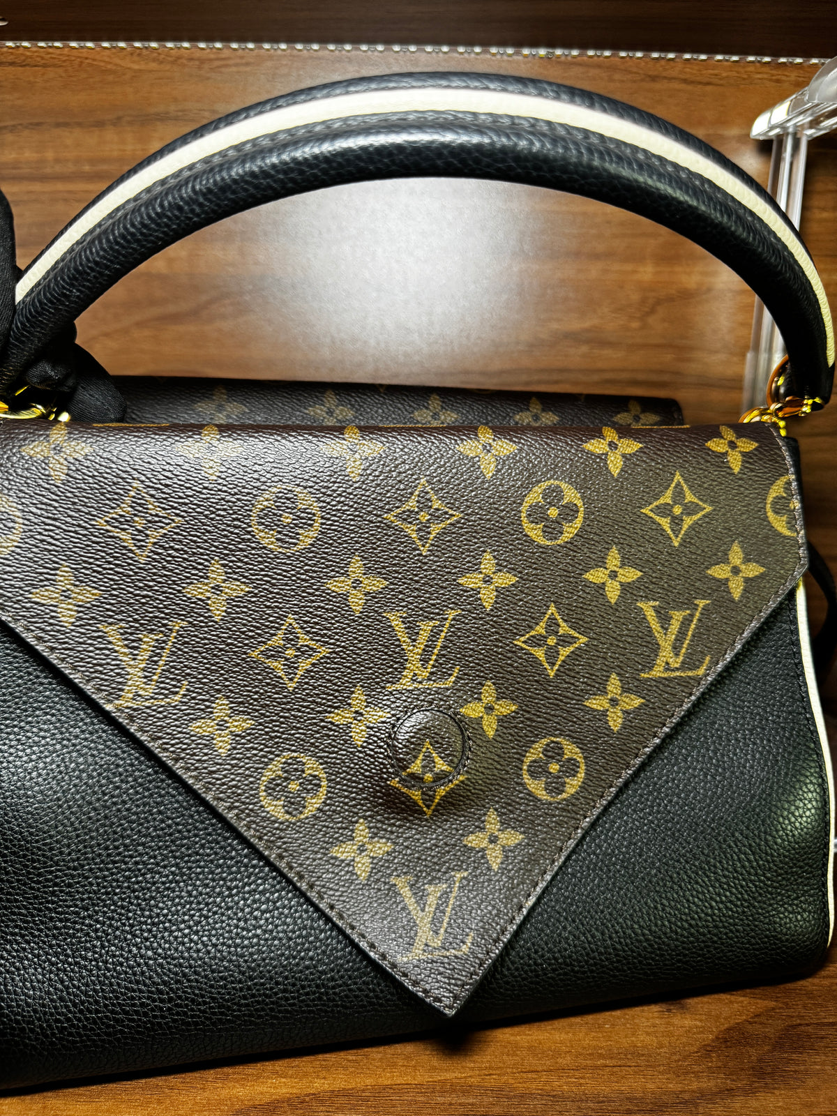 Louis Vuitton Double V Monogram Leather Crossbody Bag